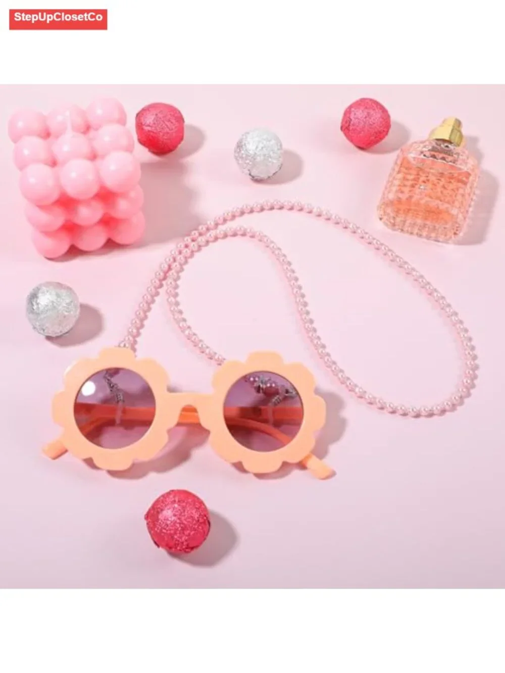 3-Pack Pearl Beaded Eyeglass Chain Holder for Women Reading Glasses Strap